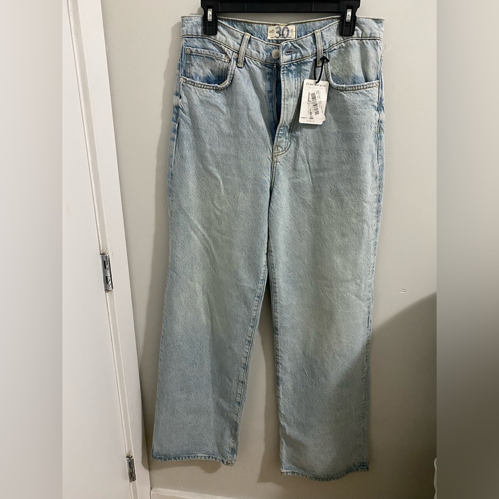 Free people wide leg jeans size 30